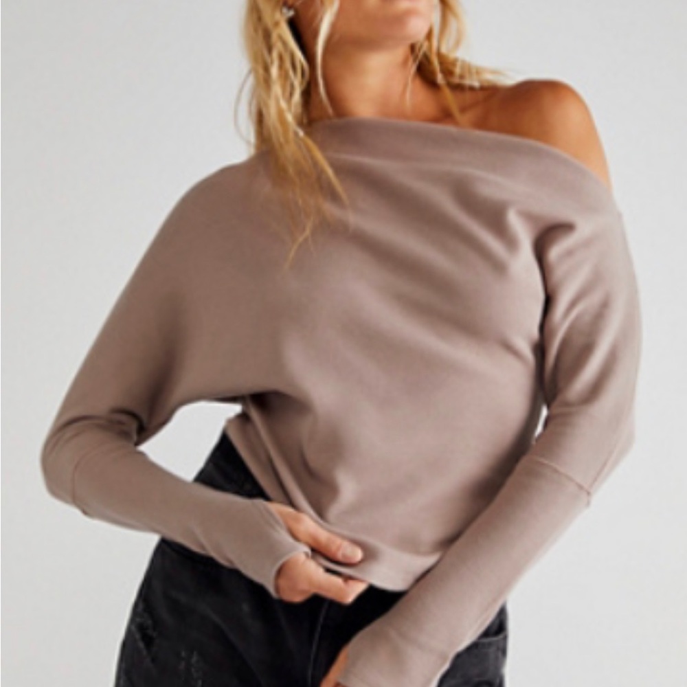 Off the shoulder free people thermal